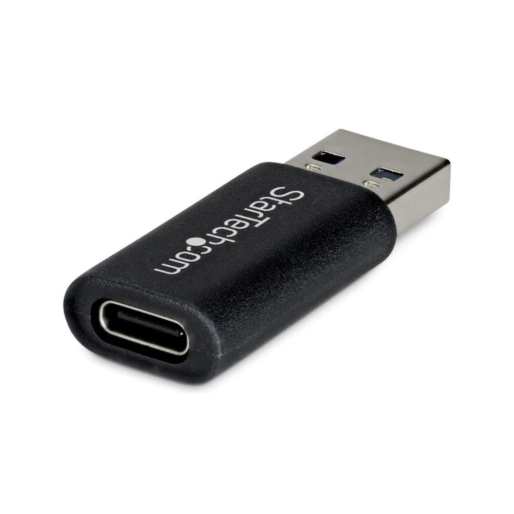 Adapter USB-A Männlich zu USB-C Weiblich StarTech 10 Gbps Schwarz
