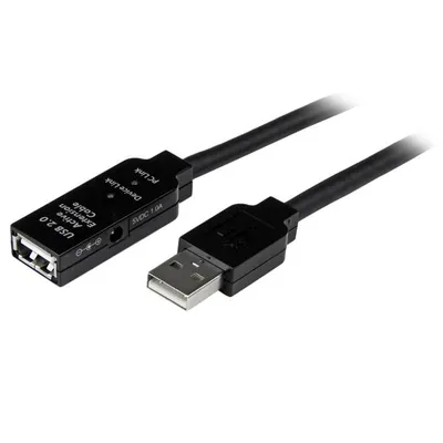 StarTech.com USB 2.0, 35 m, M/F USB Kabel USB A Schwarz