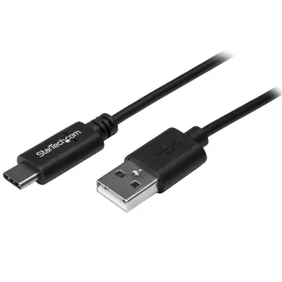 Kabel USB-C zu USB-A StarTech 2m Schwarz USB 2.0 Zertifiziert USB-IF