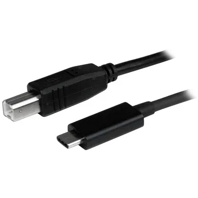 StarTech.com USB2CB1M USB Kabel USB C USB B Schwarz