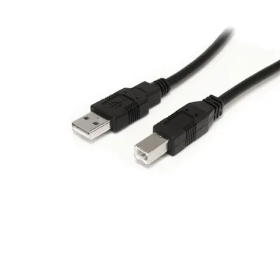 USB-A- zu USB-B-Kabel StarTech 9m Aktiv USB 2.0 480Mbps Schwarz