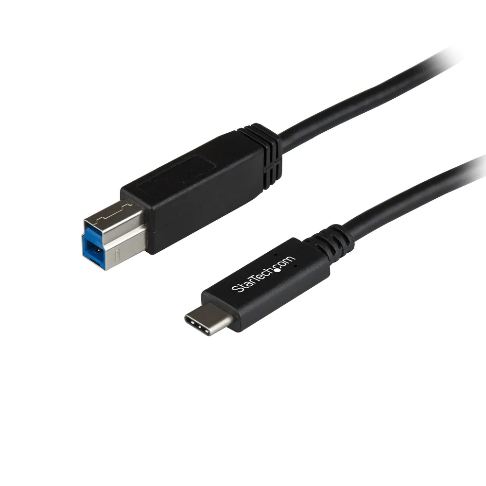 StarTech.com USB31CB1M USB Kabel USB 3.2 Gen 2 (3.1 Gen 2) USB C USB B Schwarz