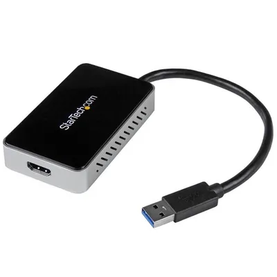 StarTech.com USB32HDEH USB-Grafikadapter 1920 x 1200 Pixel Schwarz