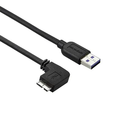 Kabel USB 3.2 Gen 1 StarTech 2 m USB-A an Micro-B links abgewinkelt