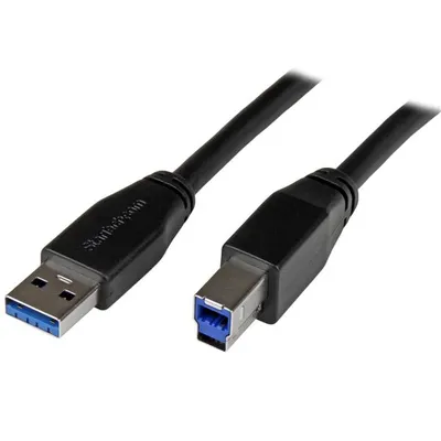 StarTech.com USB3SAB5M USB Kabel USB 3.2 Gen 1 (3.1 Gen 1) USB A USB B Schwarz