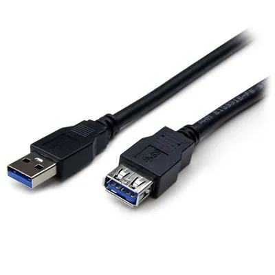 StarTech.com USB3SEXT2MBK USB Kabel USB 3.2 Gen 1 (3.1 Gen 1) USB A
