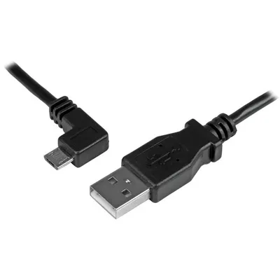 Micro-USB-Kabel StarTech 0,5 m nach links abgewinkelt für Laden und Synchronisierung