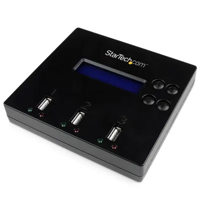 StarTech.com USBDUP12 Brenner USB-Flash-Drive-Duplikator 2 Kopien Blau