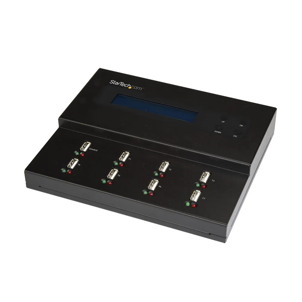 StarTech.com USBDUPE17 Brenner USB-Flash-Drive-Duplikator 7 Kopien Schwarz