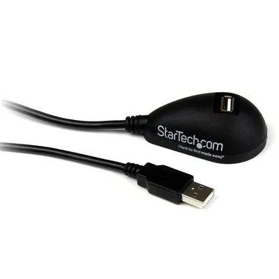 USB 2.0 Verlängerungskabel StarTech.com 1,5 m Stecker Buchse für Schreibtisch schwarz