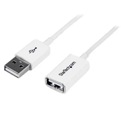 Kabel USB StarTech USBEXTPAA3MW 2.0 3m Verlängerung Stecker/Buchse Weiß