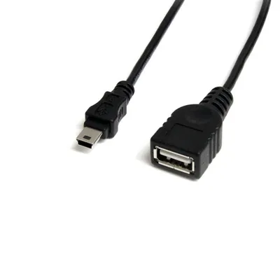 USB-A-à-Mini-USB-Kabel StarTech 0,3 m Schwarz