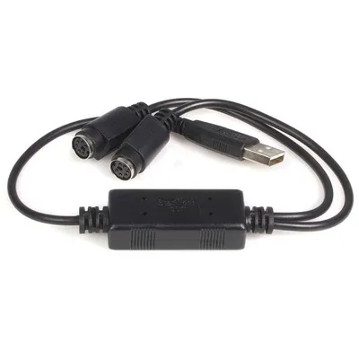 USB-zu-PS/2-Adapter StarTech für Tastatur und Maus 2x PS/2 Weiblich zu 1x USB A Männlich