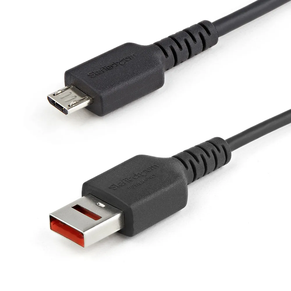 StarTech.com USBSCHAU1M USB Kabel USB 2.0 USB A Micro-USB B Schwarz