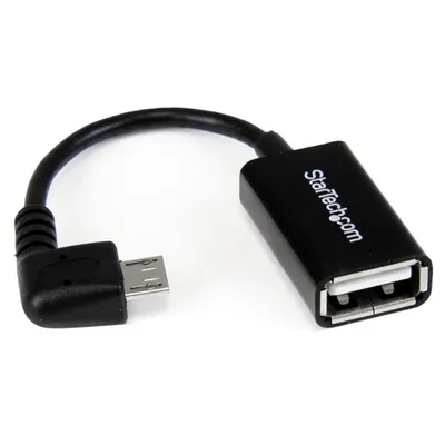 Adapterkabel Micro USB auf USB OTG rechtwinklig StarTech 12 cm
