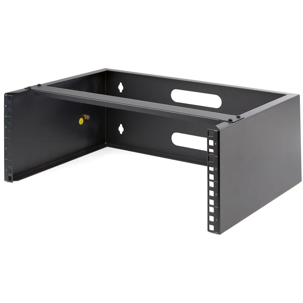 StarTech.com WALLMOUNT4 Rack 4U Wandmontiertes Regal Schwarz