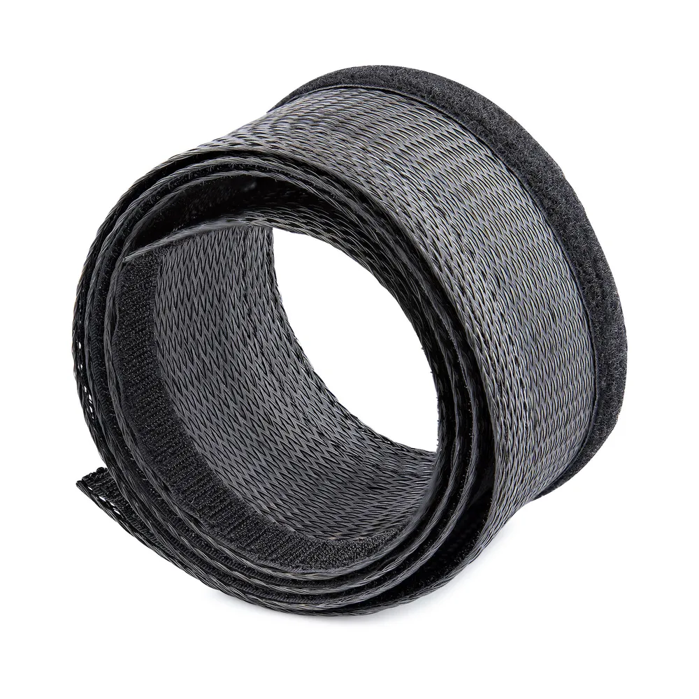 Kabelmanagement-Sleeve Startech 3m Schwarz Flexibel Zuschneidbar 3cm Durchmesser