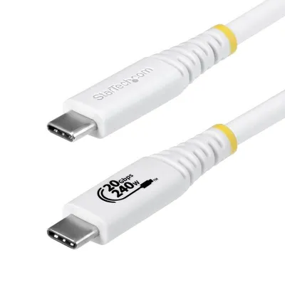 USB4 Kabel StarTech.com 20Gbps USB-C 2m PD 240W 4K120 Weiß