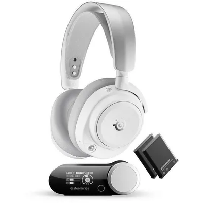 Steelseries Arctis Nova Pro Omni Kabellose Bluetooth Gaming Kopfhörer ANC Weiß