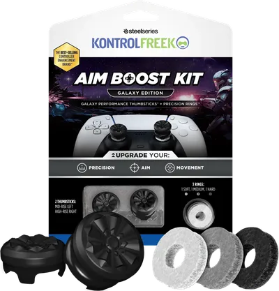 KontrolFreek Galaxy AimBoost Thumbsticks + Precision Rings Schwarz PS5/PS4