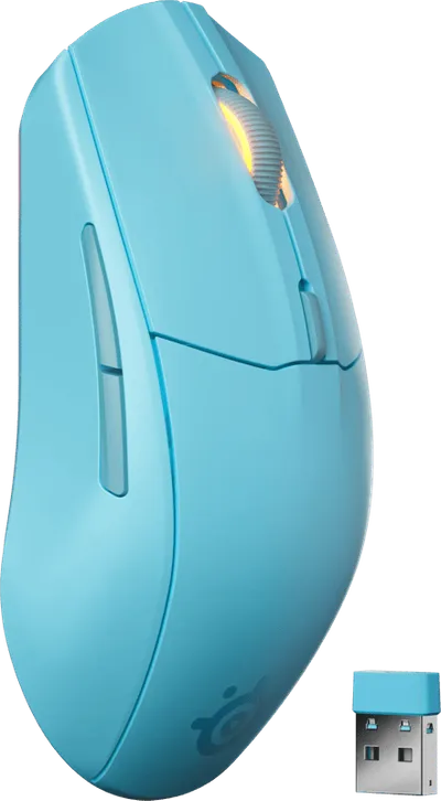 SteelSeries Rival 3 Gen 2 Kabellose Gaming-Maus Aqua