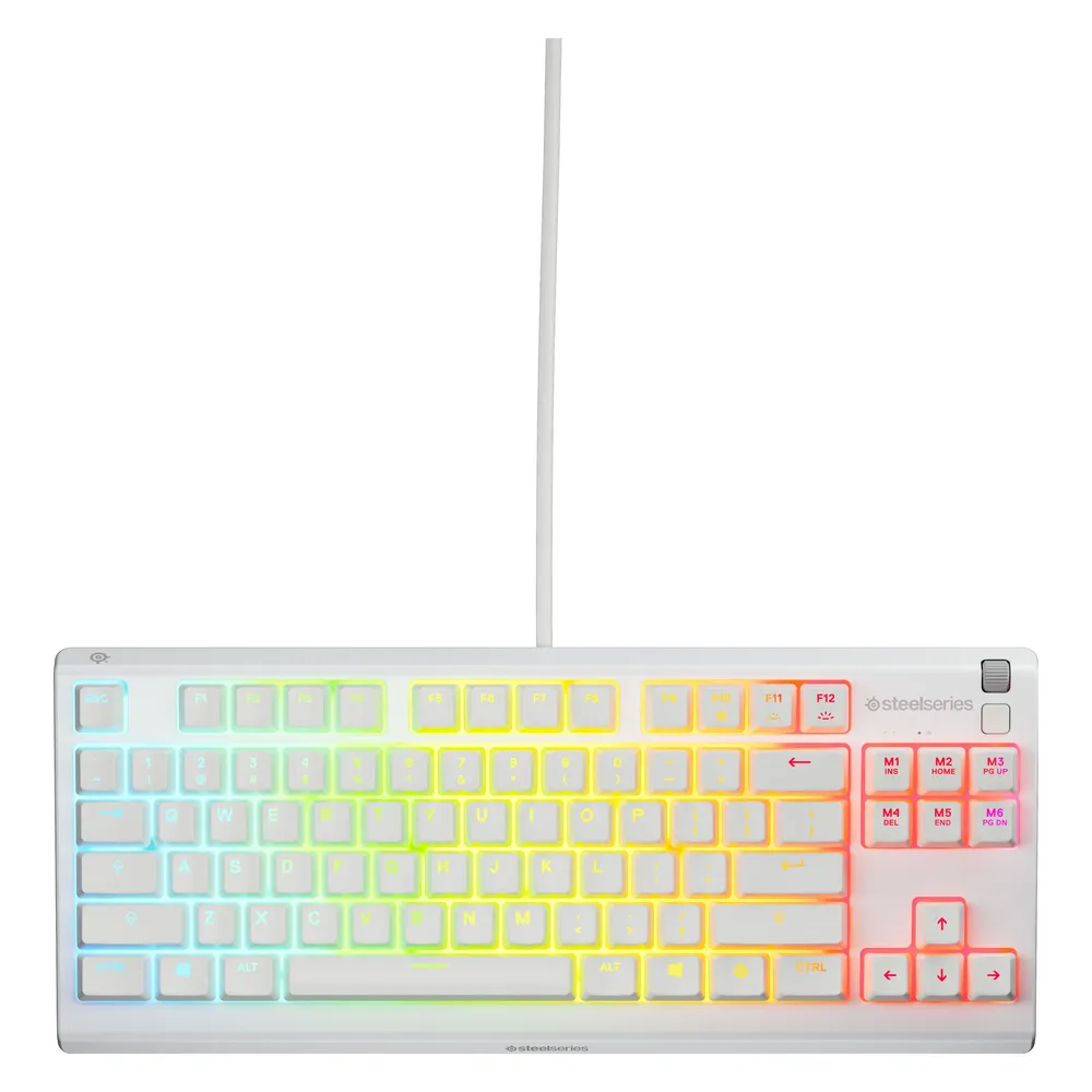 SteelSeries Apex 3 TKL Gaming-Tastatur QWERTZ Weiß