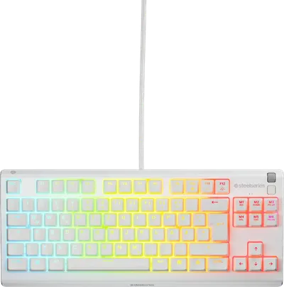 SteelSeries Apex 3 TKL Gaming-Tastatur QWERTZ Weiß