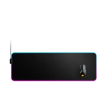 QcK Prism Cloth XL, Gaming-Mauspad, Schwarz