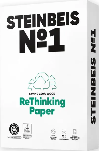 STEINBEIS Kopierpapier No. 1 Classic White 80g 500 Blatt