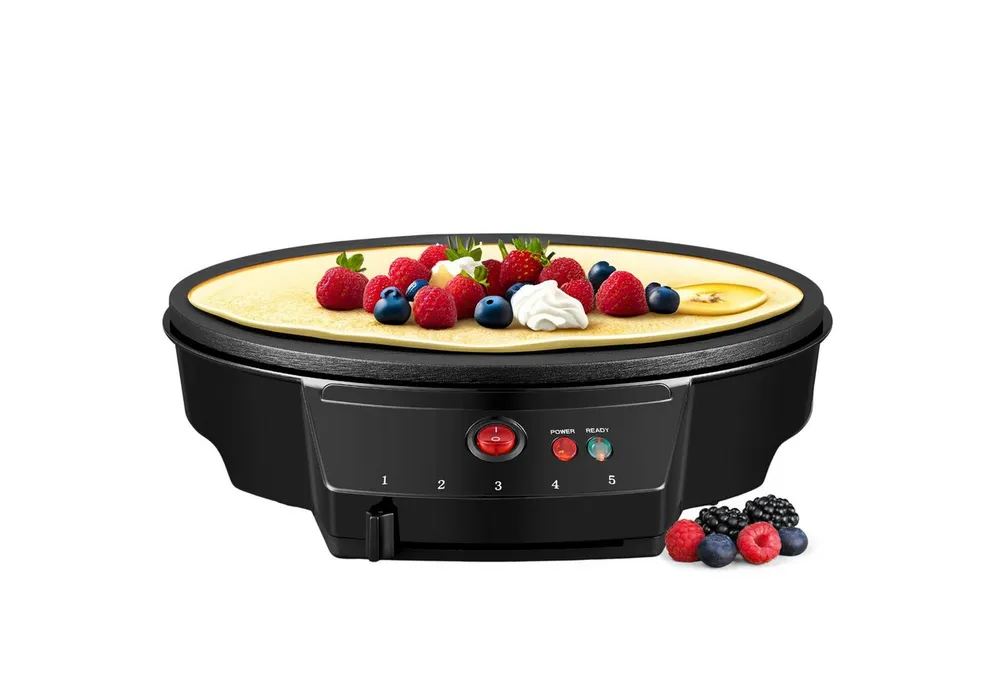 STEINBORG Crêpesmaker SB-2230, 1000 W, Ø 30 cm, Antihaftbeschichtung,Cool-Touch-Griff,Automatische Temperaturkontrolle