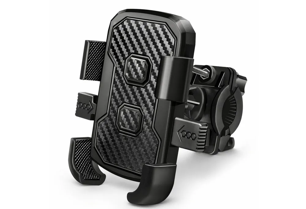 StellarLuma Handy-Halterung Handy Halterung Fahrrad E Bike E Scooter Smartphone Herren Damen, (bis 7 Zoll, 360° drehbare Halterung, stoßfest, Ein-Hand-Verriegelung, 4,6–7 Zoll)