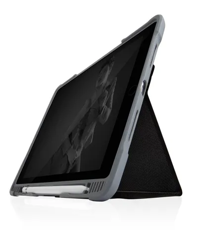 STM Tablet-Hülle Dux Plus DUO Case Apple iPad 10,2" Hülle 25,9 cm (10,2 Zoll), Apple Pencil / Logitech Crayon Fach, Wasserabweisendes Material