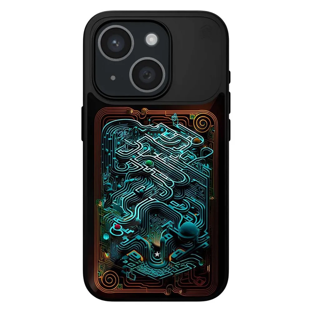 STM Reveal Warm MagSafe – iPhone 15 Hülle (Black Realm)