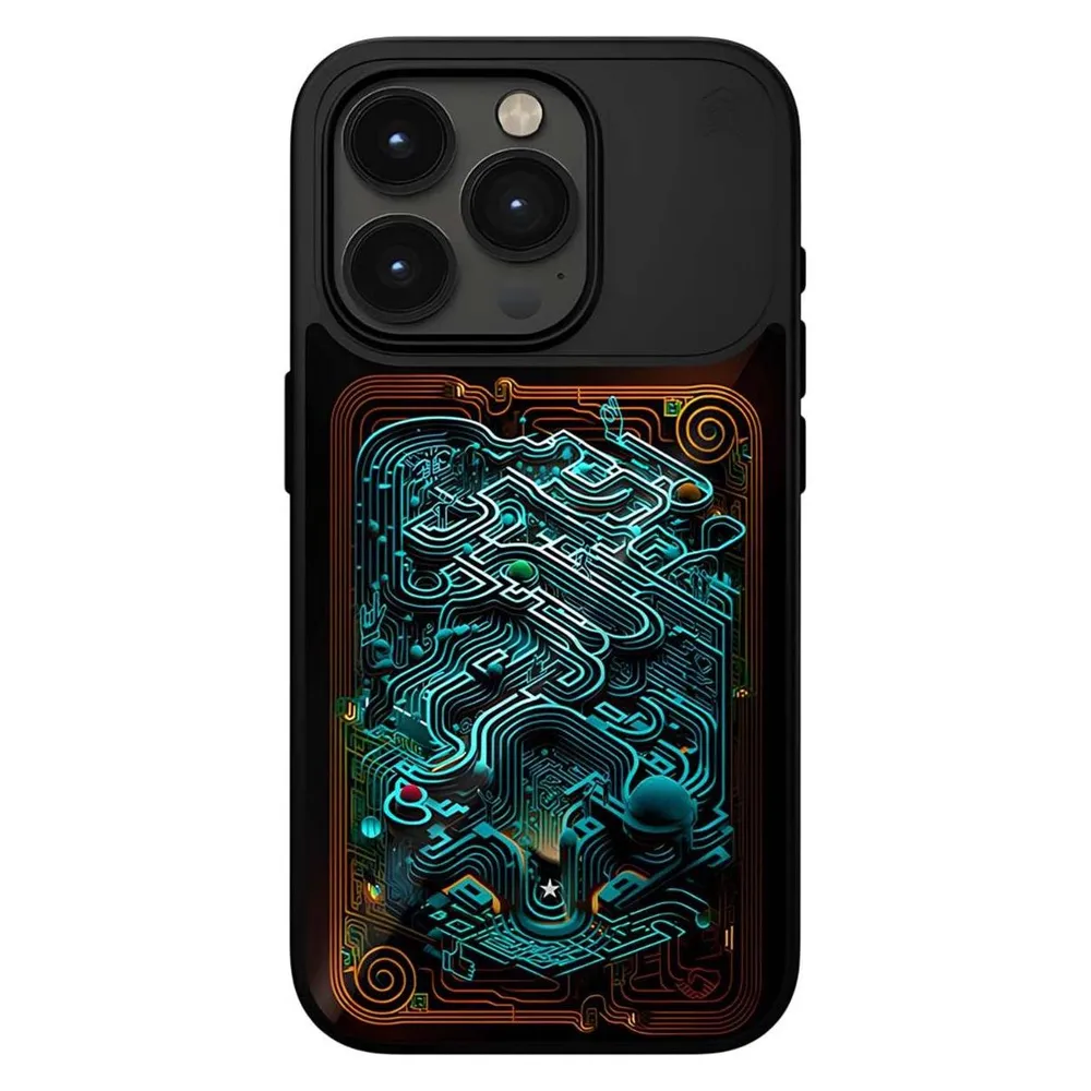 STM Reveal Warm MagSafe – iPhone 15 Pro Max Hülle (Black Realm)
