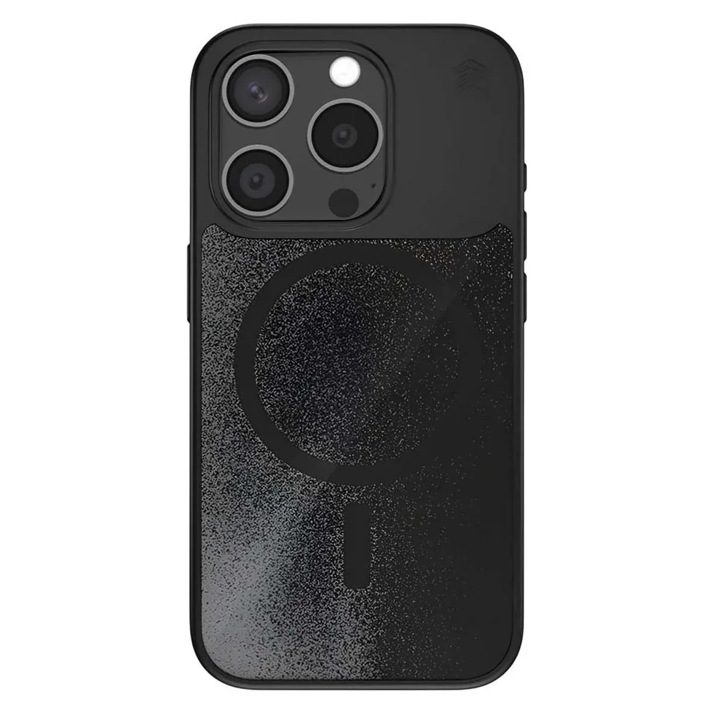 STM Relax Sand MagSafe - iPhone 15 Pro Max Hülle (Schwarz / Grau)
