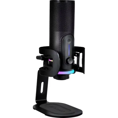 Streamplify MIC PRO RGB-Mikrofon für Streaming, Schwarz