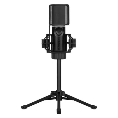 Streamplify MIC TRIPOD Schwarzes Studiomikrofon