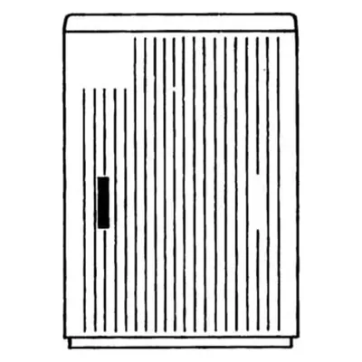 Striebel & John & John EHP321 Schrank AP Gr.1 1125x785x320 EH3, profiliert mit SHG IP44, IK10 4TBE843181C0100