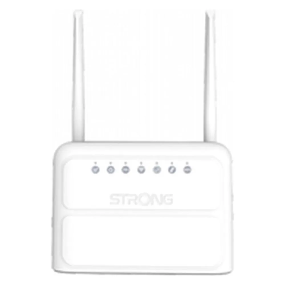 Router Strong 4GROUTER360 LTE 150 Mbit/s 4 Ethernet Ports Weiß mit externen Antennen