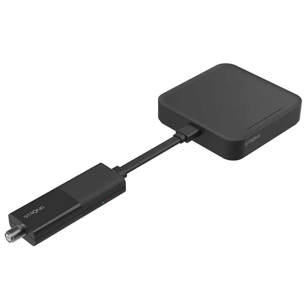 Google TV & Satellite Dongle SRT427 | 2-in-1 Smart-TV-Box