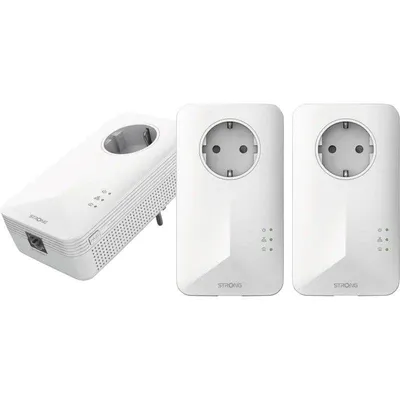 Powerline Adapter Triple Pack Strong Powerline 1000 Gigabit