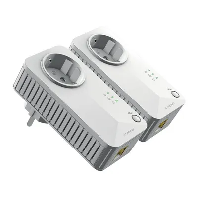 Starkes Set mit 2 Powerline-Adaptern 600 Mbit/s
