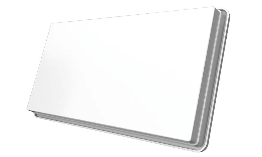 SlimSat SA 61, weiss Satellitenantenne mit Single LNB