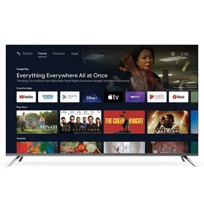 Strong SRT50UD7553 Fernseher 127 cm (50") 4K Ultra HD Smart-TV WLAN Grau, Silber 250 cd/m²