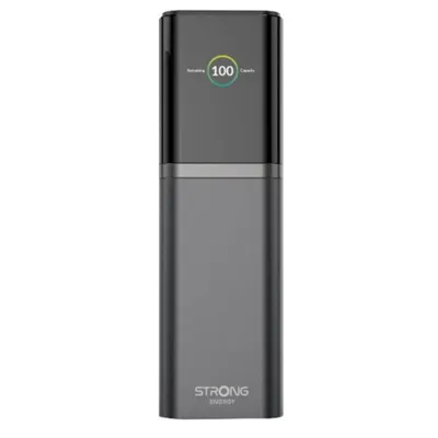 Strong S19 Powerbank 12000 mAh, 176 W, Lithium-Ionen, Grau, USB Typ-C, TFT-Display