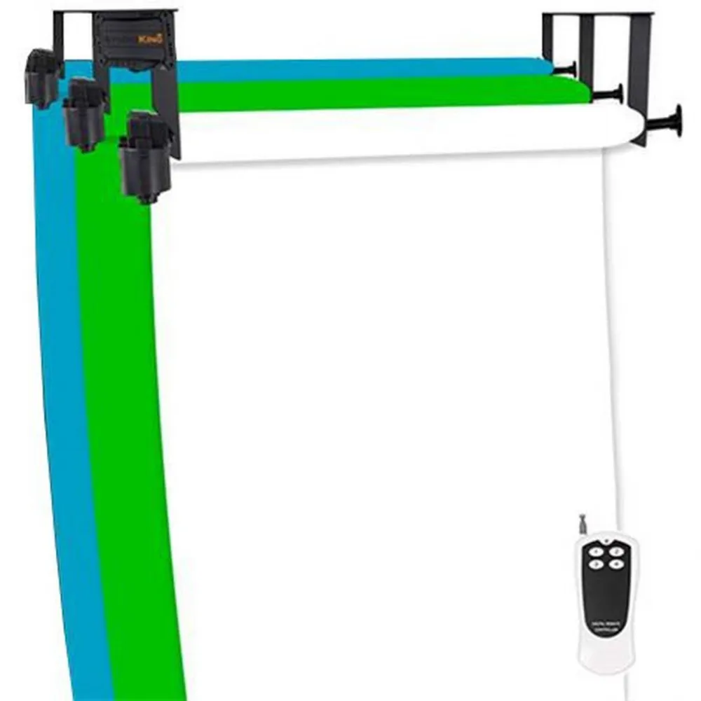 StudioKing Hintergrundsystem Elektrisch B-3WE für 3 Rollen