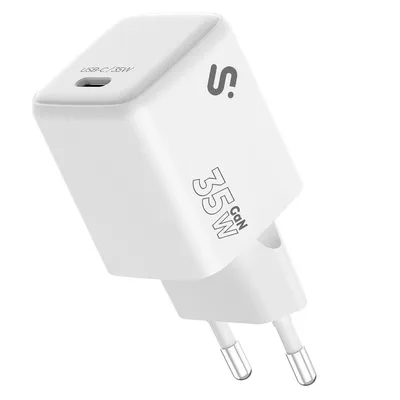 Ladegerät SUBBLIM GaN 35W USB-C Weiß Kompakt Power Delivery PPS Schutz