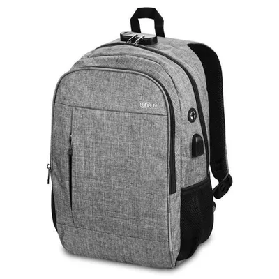 Subblim Urban Lock Laptop-Rucksack bis 15.6" Zoll Grau