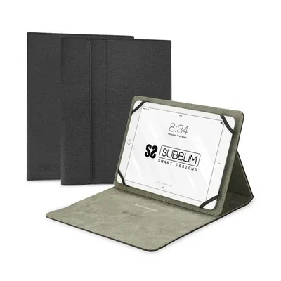 Subblim Clever Stand Schwarze Hülle für 10,1" Tablet