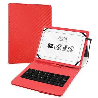 Subblim Keytab Pro USB 10,1" Rot